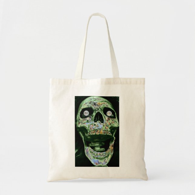 Bolsa De Tote De Calavera Gritando (Frente)