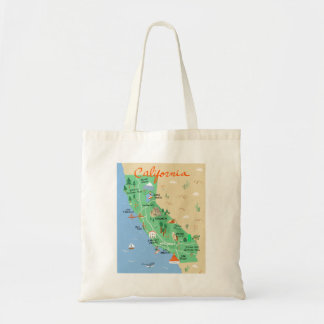 Bolsa de Tote de California Map