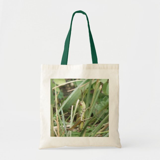 Bolsa de Tote de Camuflaje de Grasshopper (Frente)