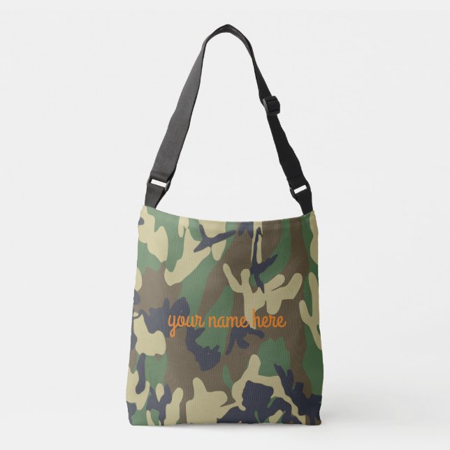Bolsa de tote de camuflaje personalizada (Anverso)