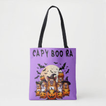 Bolsa de Tote de Capybara Halloween