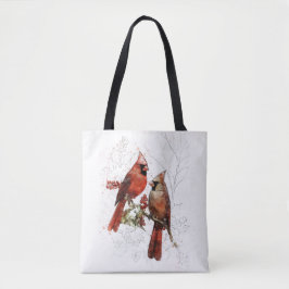 Bolsa de tote de cardenales