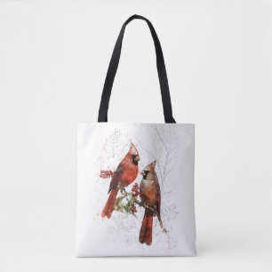 Bolsa de tote de cardenales