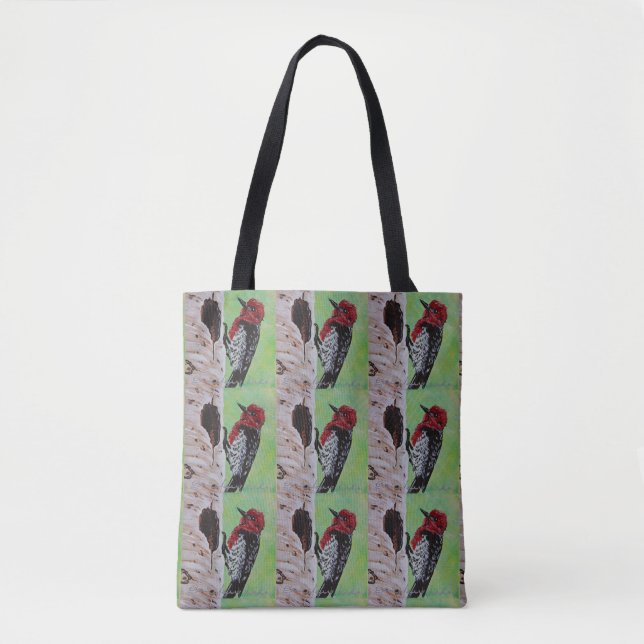 Bolsa De Tote De Carpintero Rojo (Anverso)