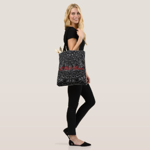Bolsa de Tote de Charcoal Mandala