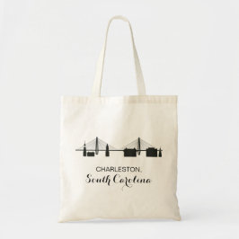Bolsa de Tote de Charleston South Carolina Skyline