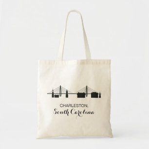 Bolsa de Tote de Charleston South Carolina Skyline