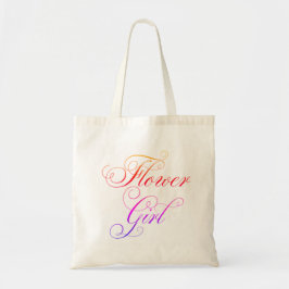 bolsa de tote de chica de flores