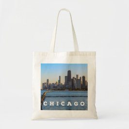 Bolsa de Tote de Chicago Skyline
