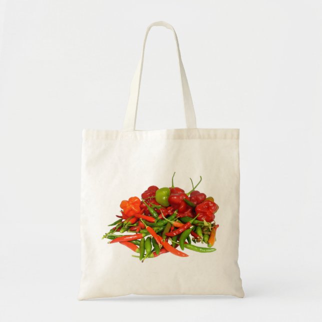Bolsa De Tote De Chillies Recién Recogidas (Frente)