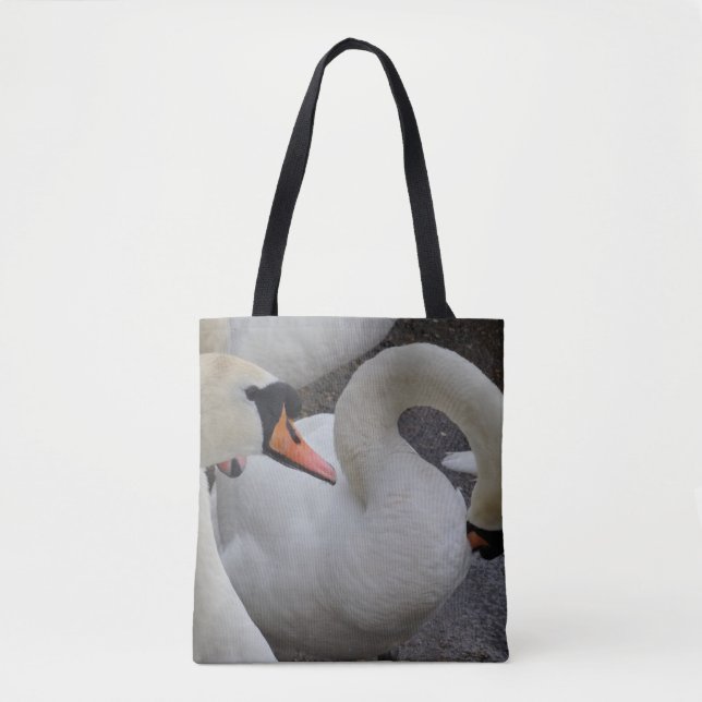 Bolsa de tote de cisne blanco (Anverso)