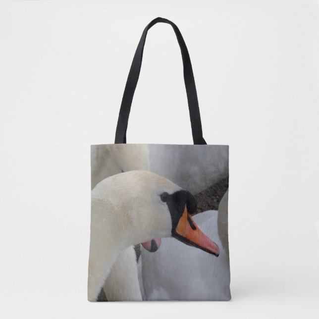 Bolsa de tote de cisne blanco (Anverso)