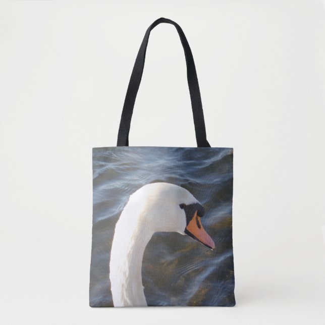 Bolsa de tote de cisne blanco (Anverso)