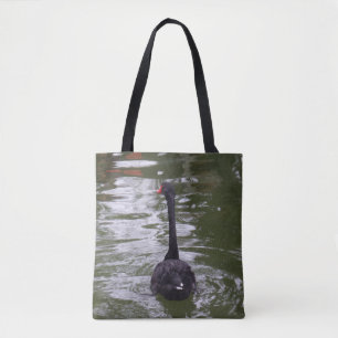 Bolsa de tote de cisne negro