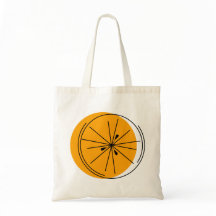 Bolsa de tote de Citrus Naranja