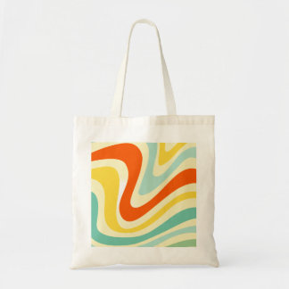 Bolsa De Tote De Color Alegre Resumen Motif