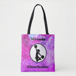 Bolsa de tote de color de agua animadora
