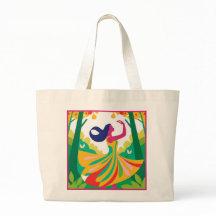 Bolsa de Tote de color inspirada en la naturaleza