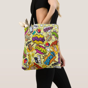 Bolsa De Tote De Cómic Retro: Llevar Diversión Por