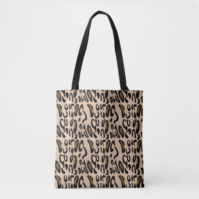 Bolsa de Tote de compras del patrón de chita de im (Anverso)