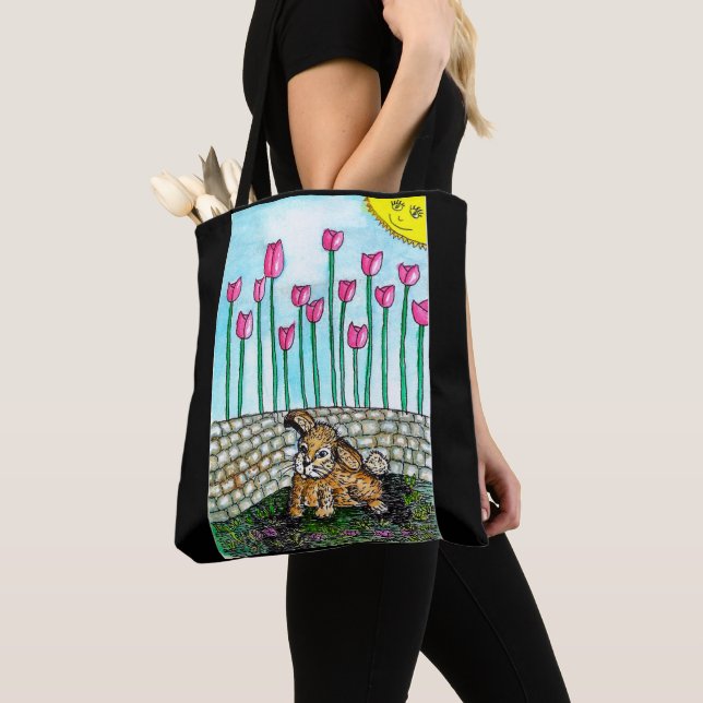 Bolsa De Tote De Conejo De Jardín (Detalle)