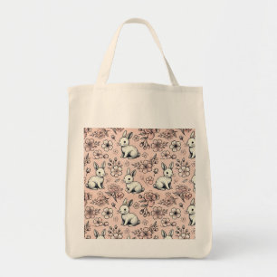 Bolsa de Tote de Conejo y Cerezo