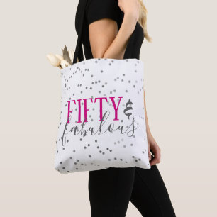Bolsa de Tote de Confetti Cincuenta y Fabulosa