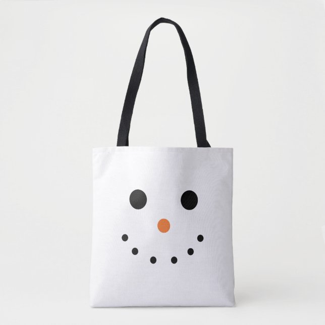 Bolsa de Tote de Cute Snowman (Anverso)