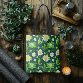Bolsa de Tote de Daisy Green Fresco