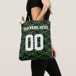 Bolsa de Tote de Deportes Verdes Personalizados