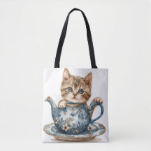 Bolsa De Tote De Detalles Del Gato