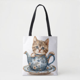 Bolsa De Tote De Detalles Del Gato