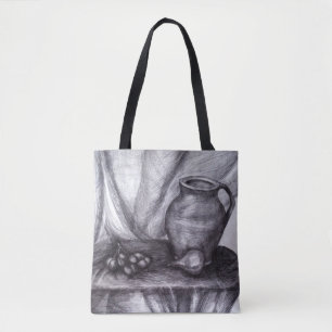Bolsa De Tote De Dibujo De Lápiz Doméstico De Impr