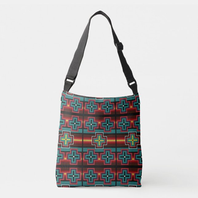 bolsa de tote de diseño de inspiración nativa colo (Anverso)