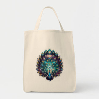 Bolsa De Tote De Doble Banda Celestial Peacock