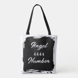 Bolsa De Tote De Doble Lado Angel Número "4444"