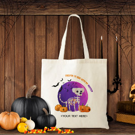 Bolsa de Tote de Dulce y Halloween con trucos o tr