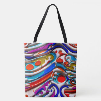 Bolsa De Tote De Esmalte Azul