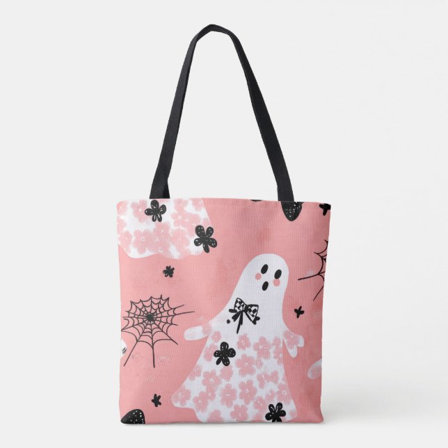 Bolsa De Tote De Fantasma Cuta Fantasma - Pastel F (Reverso)