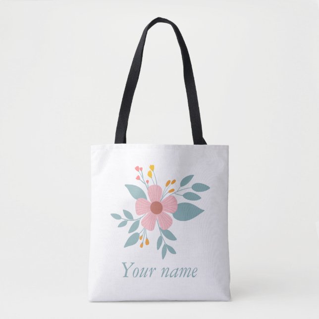 Bolsa de tote de flor de belleza (Anverso)
