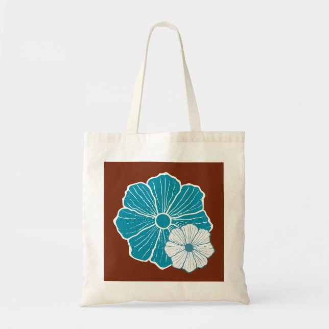 Bolsa De Tote De Flor De Hawái (Frente)