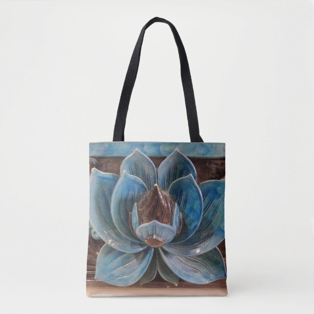 Bolsa De Tote De Flor De Lotus (Anverso)