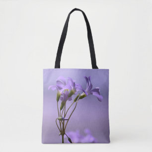 Bolsa De Tote De Flores Púrpura