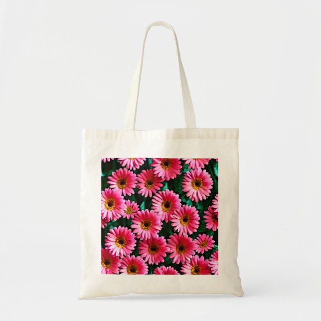 Bolsa De Tote De Flores Rosadas (Frente)