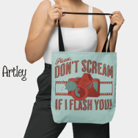 Bolsa de tote de fotografía retro, bolsa de tote d
