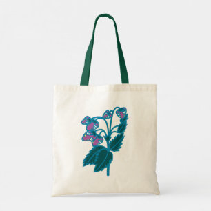 Bolsa de Tote de fresa viva reutilizable