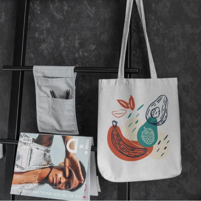 Bolsa De Tote De Frutas Dibujadas A Mano (Subido por el creador)
