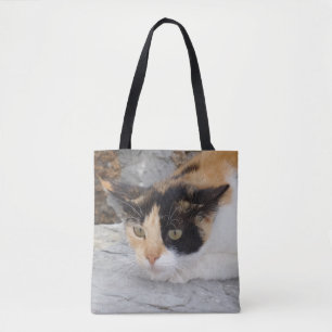 Bolsa De Tote De Gato Centrada