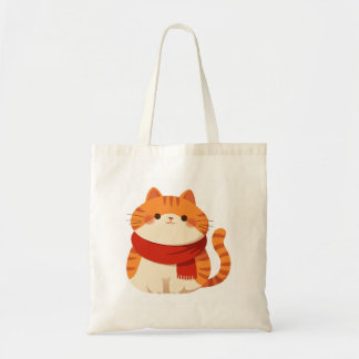 Bolsa De Tote De Gato Cute De Invierno
