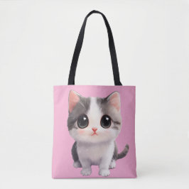 Bolsa De Tote De Gato De Kawaii - Regalo Adorable 